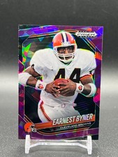 2025 Prizm Black - Earnest Byner #32 Purple Ice Prizm /149