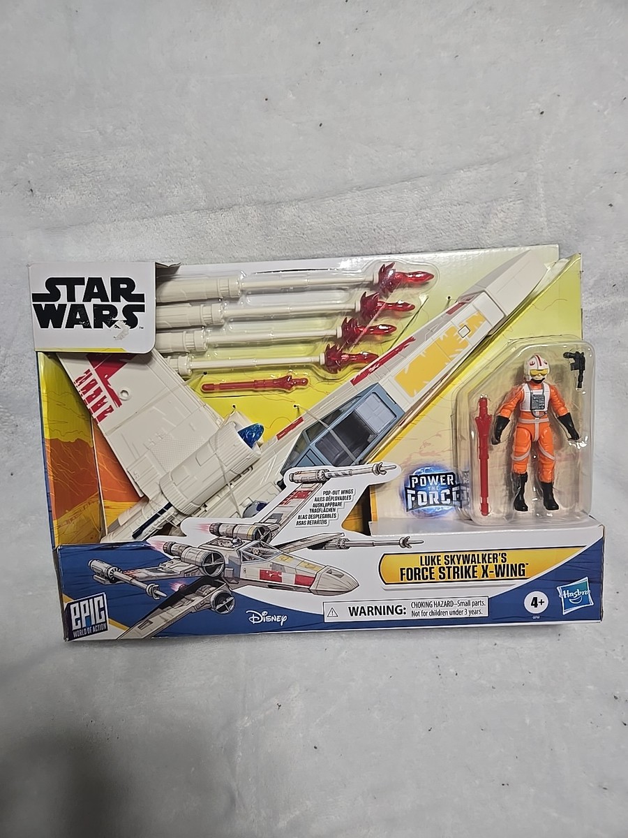 Star Wars Epic Hero Series Luke Skywalker's Force Strike X-Wing