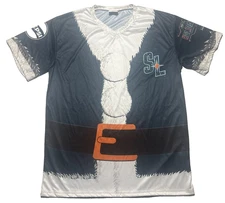 MiLB Sugar Land Space Cowboys Christmas Promotional SGA Shirt XL 100% Polyester