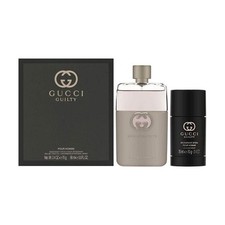 Gucci Guilty Pour Homme Eau de Toilette 90ml Spray Gift Set | Damaged Box