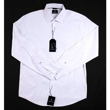 Ben Sherman Dress Shirt Mens M 15-15.5 34/35 White Long Sleeve Slim Fit 79 NEW