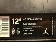 Air Jordan 11 Men's Space Jam 2016 DS, NIB, Icey soles