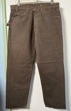 NWT Levi's 565 Made in USA Wide Baggy Orange Tab Denim Jeans -Fits 34 in x 31 in
