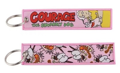 Pinstant Courage the Cowardly Dog Cartoon Animated TV 5.1 x 1.2 inches, Mixed 