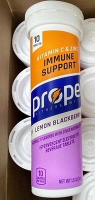 Lot of 4 Propel Immune Support Tablets Lemon Blackberry 40ct Total 07/16/26