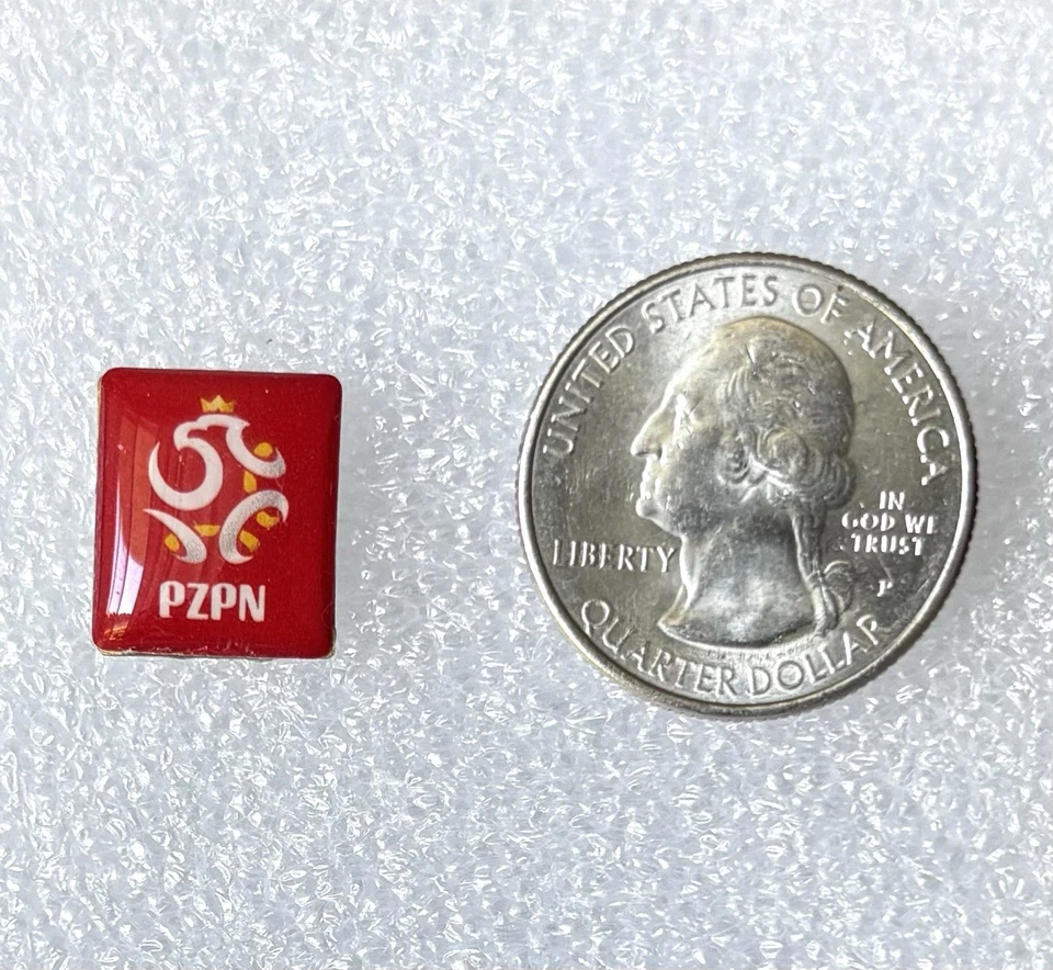 Asociación Polaca de Fútbol PZPN Polonia Selección Nacional de Fútbol Esmalte Pin Insignia Foto 2 de 3