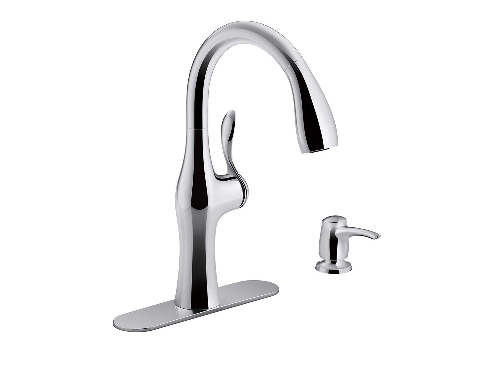 ALMA Pull-Down Kitchen Faucet with Modern Design and Smooth Functionality
