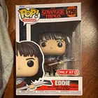 Unsealed/opened Funko Pop Stranger Things Eddie Target Exclusive Figure #1250