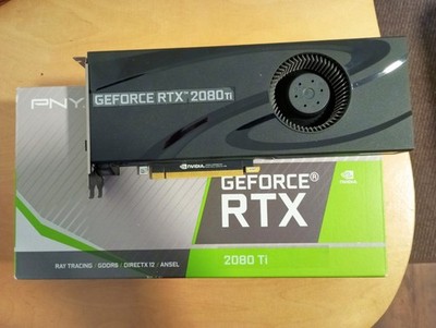 RTX 2080 Ti 11GB PNY NVIDIA GeForce GDDR6 Gaming Grafikkarte GPU