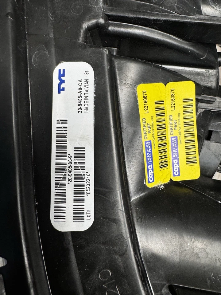 Conjunto de faros para Toyota Avalon 2013-2015, derecha (pasajero), halógenos Foto 2 de 2