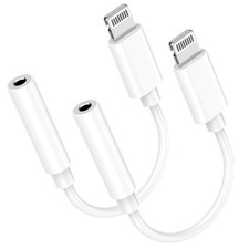  Apple MFi Certified 2 Pack iPhone Headphone Adapter,Lightning to 3.5 mm Head...