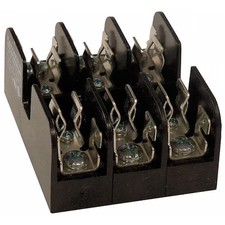Mersen 30313 Open Fuse Block, 0 To 30A Amp Range, 600V Ac/Dc Volt Rating, 3