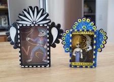 Cielito Lindo Estudio Mexican Folk Art Miniature Shadowbox Frame 3D Handmade Art