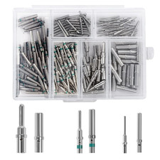 200PCS Deutsch Connector Solid Pin Kit, Size 12/16/20 Male Female Terminals fo