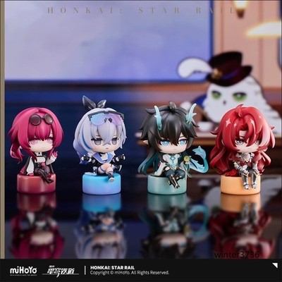 Honkai：Star Rail Game Periheral Argenti&Silver Wolf Figure Model Ornament Gift