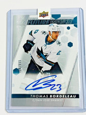 2022-23 SP Authentic Future Watch Autograph #121 Thomas Bordeleau FWA Sharks RC