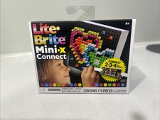 Hasbro Lite Brite Mini X Connect 179 Pieces BRAND NEW