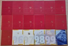 18 Jahresausgaben der PTT Schweizer Post 1983-2000 postfrisch Zusammenstellungen