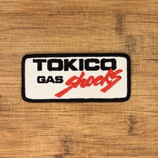 Embroidered Patch Tokico Gas Shocks Automotive Racing Garage 4.5x2in
