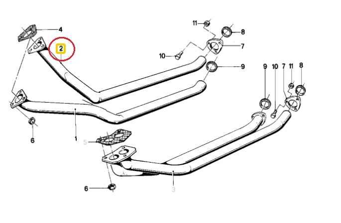 Tube d'échappement 18111177131 en acier aluminisé haute résistance