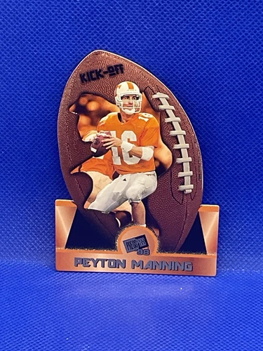 1998 Press Pass Kick-Off #KO1 Peyton Manning Rookie Card Die-Cut Volunteers