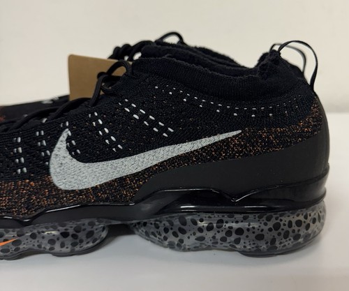 Nike Air Vapormax 2023 Flyknit Electric Pack Mens Sz 12 Black Orange FZ2519-001 - Picture 2 of 12