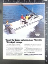 1987 ADVERTISEMENT for Grady White 20 204-C Overnighter fishing boat