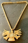 Big KACHINA Necklace Vintage Gold Tone Finely Detailed — photo 2