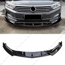 For 2019-2022  Jetta Painted Black Front Bumper Splitter Spoiler Lip