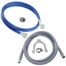 Drain Outlet Hose & Fill Water Pipe For Argos Dishwasher 2.5M Kit