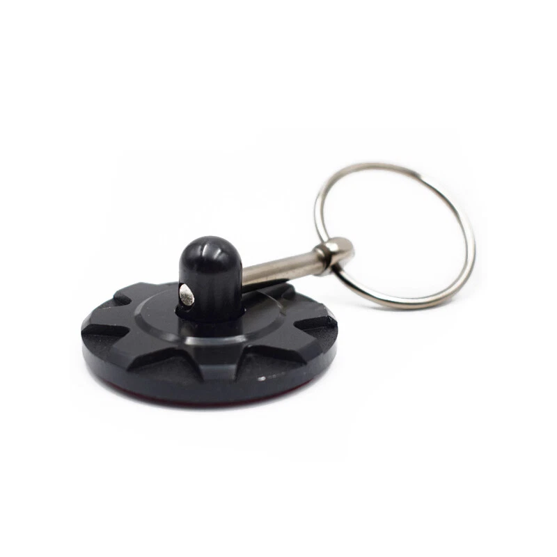 Kit de bloqueo de pasador de capó redondo de aleación de aluminio negro modificado para automóvil de carreras Foto 4 de 4