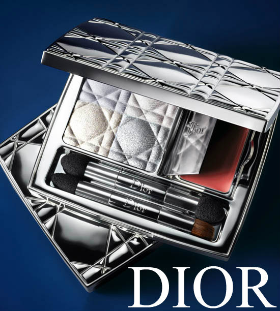 100% AUTHENTIC Exclusive DIOR COUTURE BLUE TIE SMOKING EYES & NUDE LIPS PALETTE