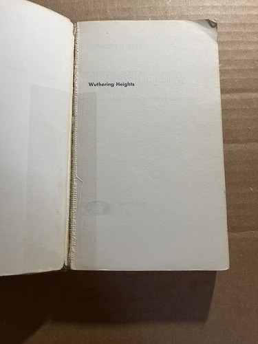 WUTHERING HEIGHTS by Emily Bronte 1962 Collier paperback CLASSIC BRITISH LIT - Picture 2 of 4