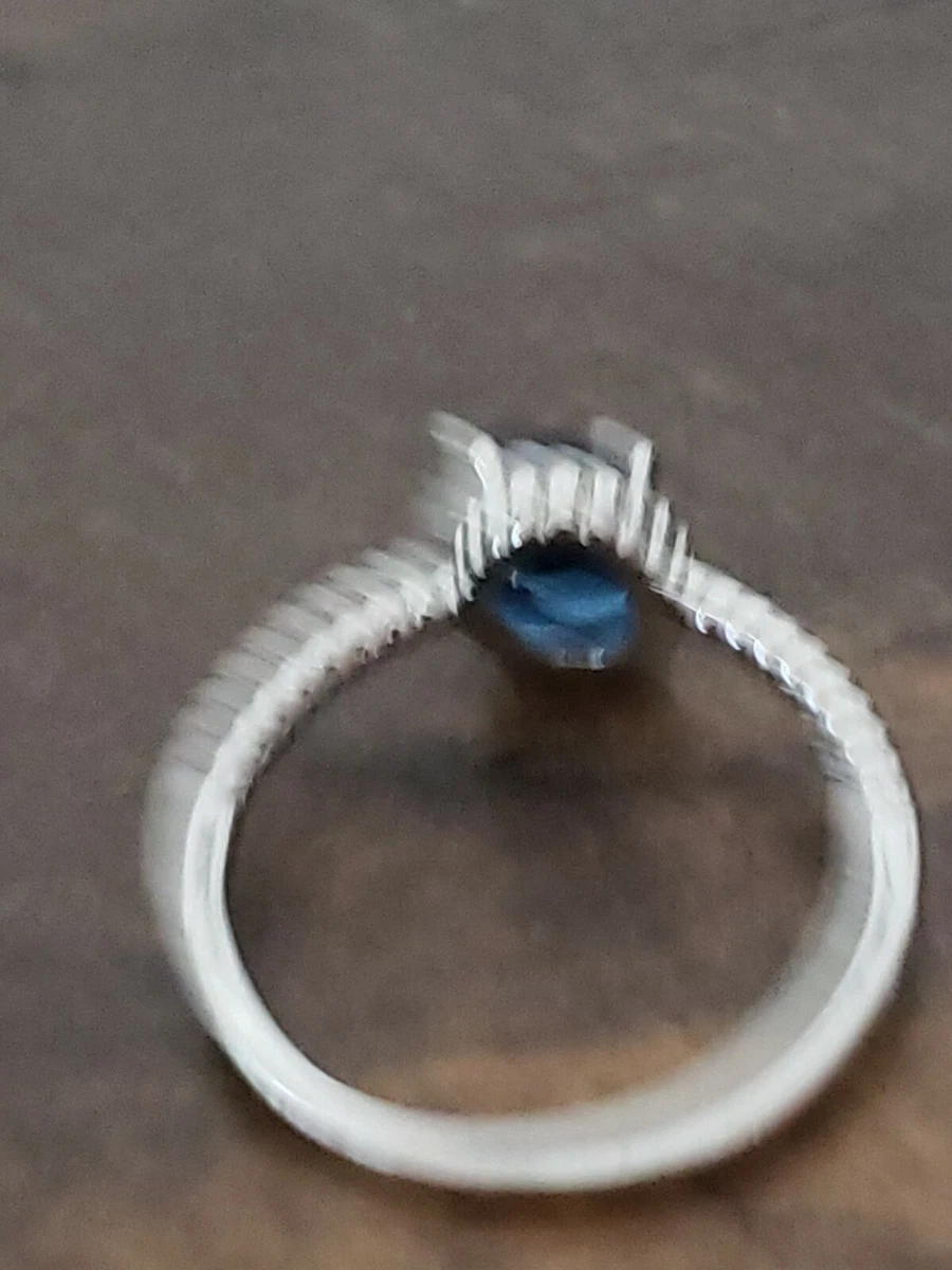 Bubbly Belle Bath Bomb Blue Stone Ring size 7 eBay