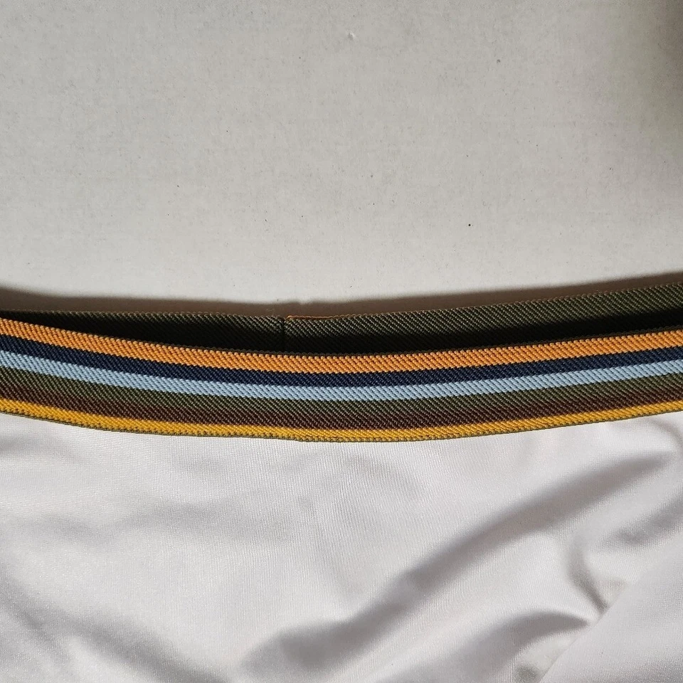 Parte inferior de bikini Faherty Sia blanca talla M Foto 3 de 4