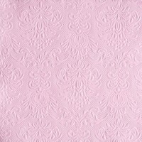 15 GepräGte Servietten Elegance Uni Einfarbig GepräGt Rose Tischdeko 33X33Cm