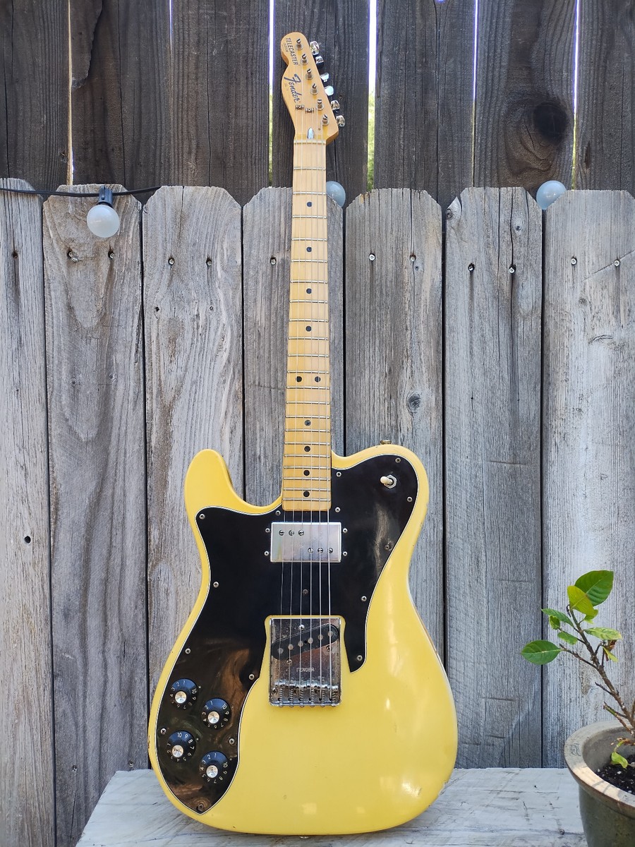 1976 Left Handed Fender Telecaster Custom RARE blonde | eBay