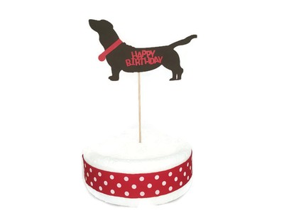 dachshund cake decorations