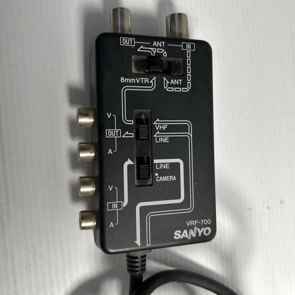 SANYO RF ADAPTOR Model. VRF-700 Made In Japan Video Camera Camcorder Accessory  - Image 3 of 4