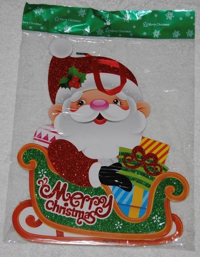 Cartello Di Babbo Natale Biglietto Dauguri Per Buon Natale E Felice Capodanno - Immagini