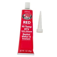 J-B Weld Hi-Temp RTV Silicone Oil Resistant Gasket Maker and Sealant - Red