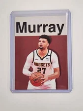 Jamal Murray Artist Signed Basketball Art Card 1/10