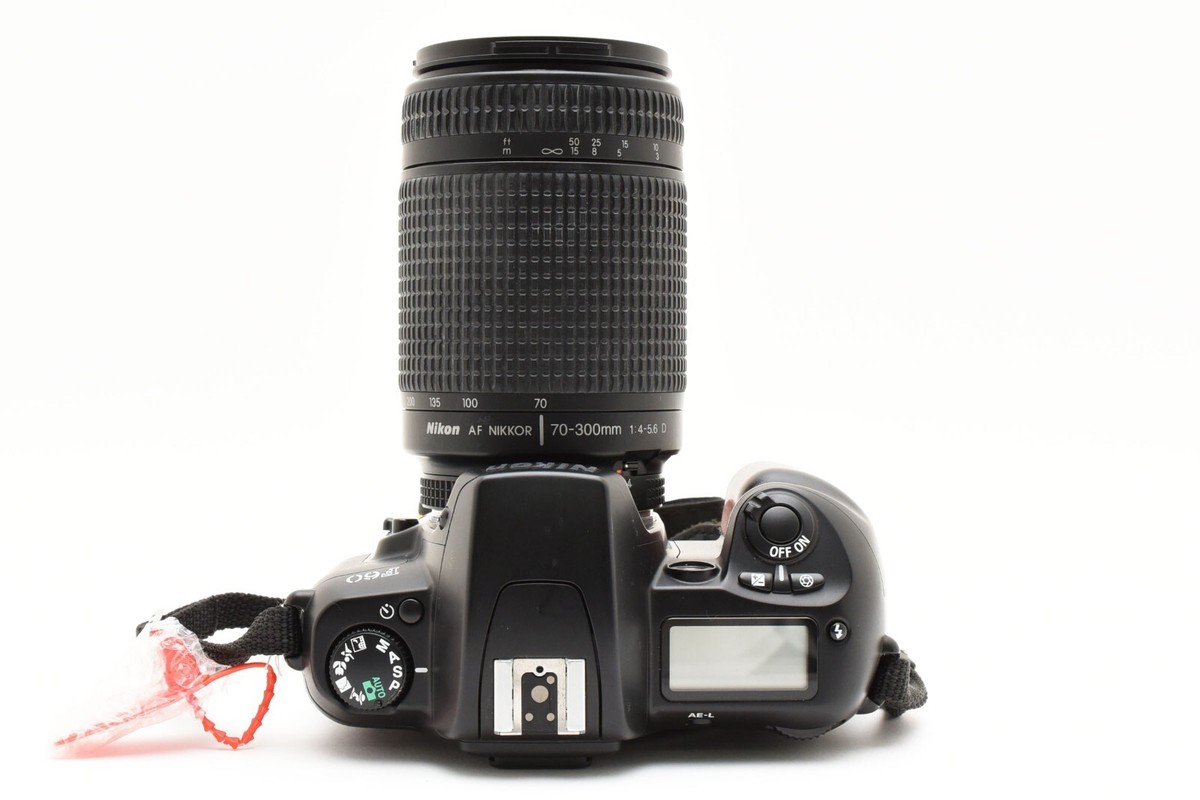 Exc+4] Nikon F60 Film Slr Camera+ NIKKOR 70-300㎜ 1:1.4-5.6