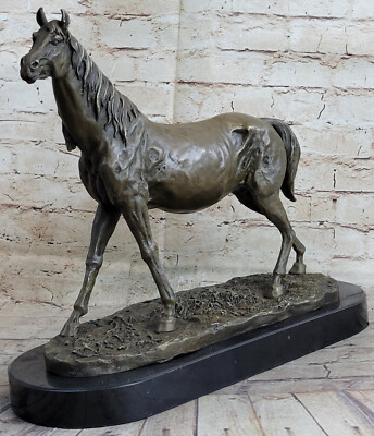 Bronze Pferd P. J. Mene. Arabian Mare L`Accolade Skulptur Statue Vintage Guss