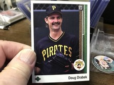 1989 Upper Deck Baseball Card of Doug Drabek #597 Free Shipping