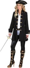 Jacke Mantel Piraten Pirat Piratin Barock Steampunk Kostüm Hemd Kleid Damen Hut