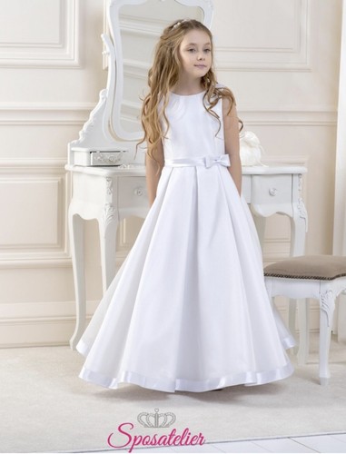 Vestito Comunione Damigella Sposa Bambina Di Alta Qualità Atelier Cerimonie  | eBay