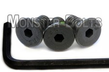 Kahler - Black Guitar Locking Nut / String Clamp Screws - Qty 3 - Plus Hex Key