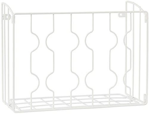 SimpleHouseware Wall Mount Wrap Rack Organizer