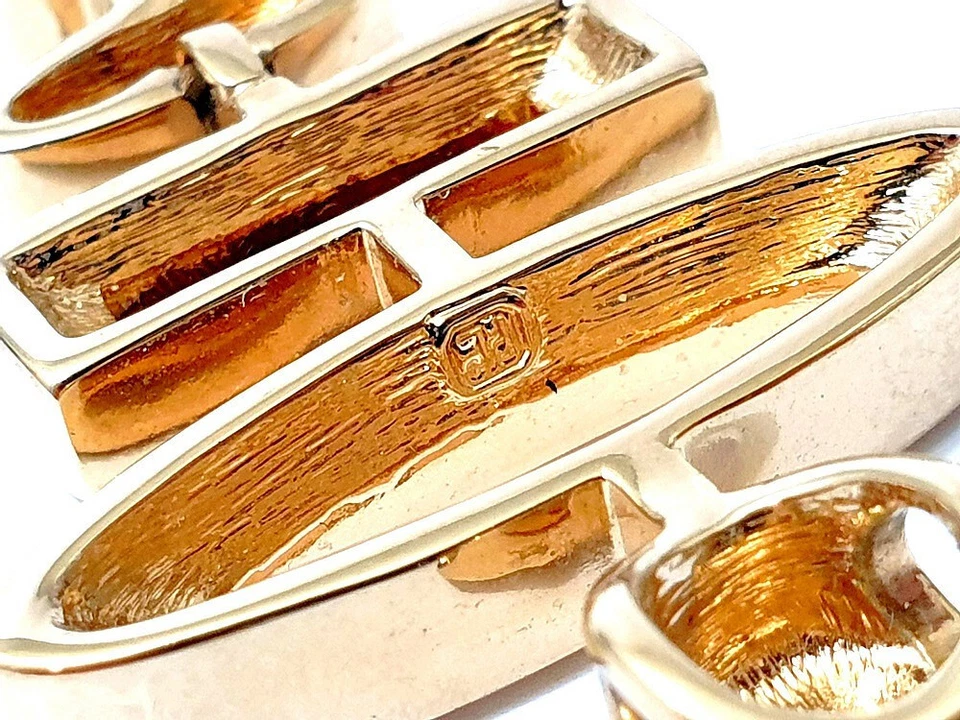 Pierre Lang Anhänger Gelbgold Rhodiniert mit Schmucksteine um 1980 - Bild 4 von 4